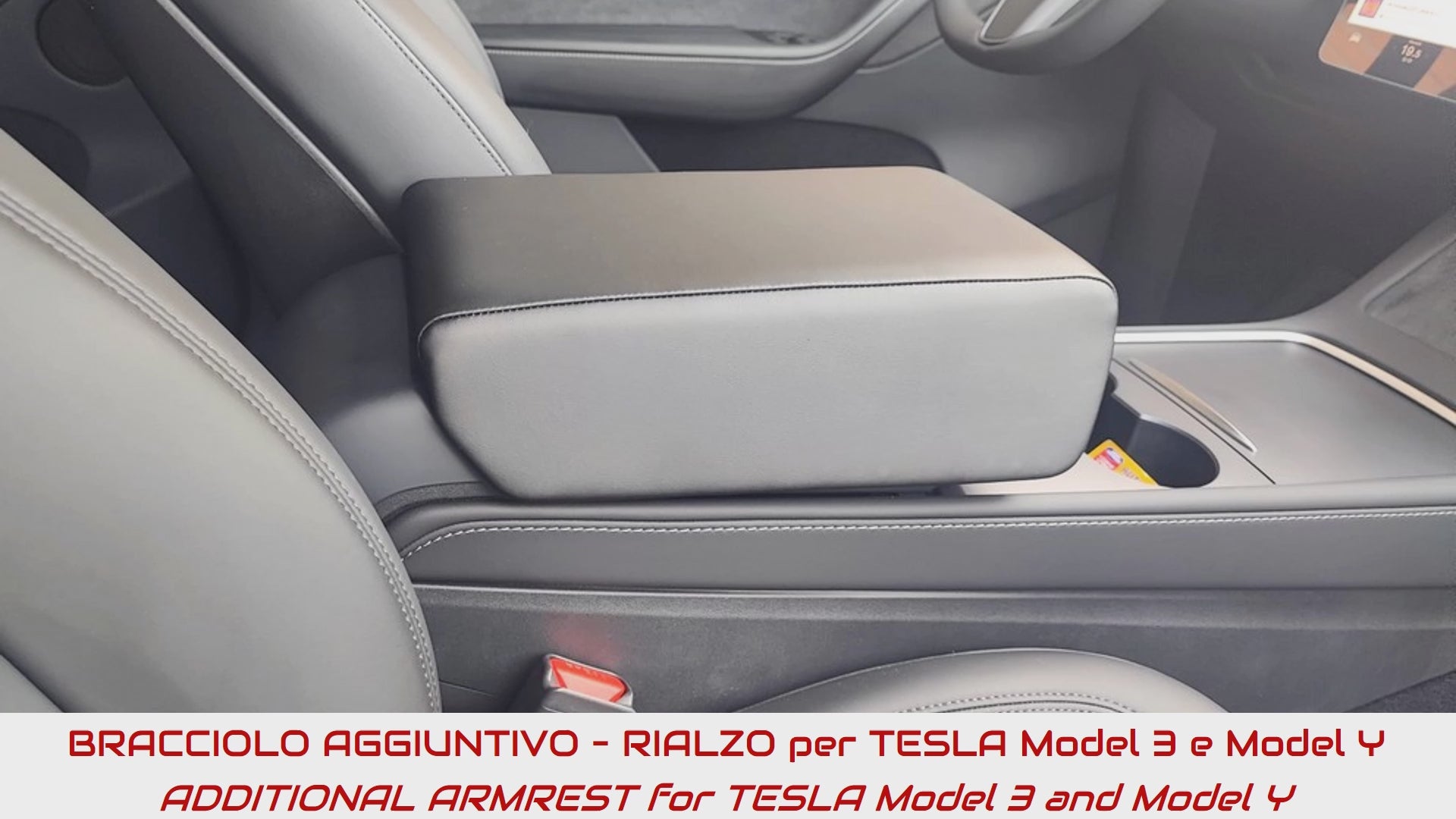Bracciolo per TESLA Model Y (2020-2024) e Model 3 (2017-2023)